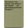 'Die Bauern von Subay' und 'Eskiya - der Bandit'  -  Ein genreübergreifender Vergleich door Marc Castillon