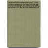 Assimilationstendenzen Und Selbstdressur In Franz Kafkas Ein Bericht Fur Eine Akademie" by Ren Ferchland