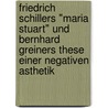 Friedrich Schillers "Maria Stuart" Und Bernhard Greiners These Einer Negativen Asthetik door Thomas Grasse