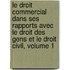 Le Droit Commercial Dans Ses Rapports Avec Le Droit Des Gens Et Le Droit Civil, Volume 1