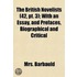 The British Novelists (42, Pt. 3); With An Essay, And Prefaces, Biographical And Critical