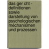 Das Ger Cht - Definitionen Sowie Darstellung Von Psychologischen Mechanismen Und Prozessen by Christian Schmidt