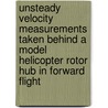 Unsteady Velocity Measurements Taken Behind a Model Helicopter Rotor Hub in Forward Flight door United States Government