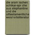 Die Aram Ischen Achikar-Spr Che Aus Elephantine Und Die Alttestamentliche Weisheitsliteratur