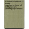 H-unendlich-Methode für lineare Deskriptorsysteme mit nicht-properem Übertragungsverhalten by Dirk Bernhard