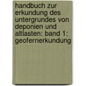 Handbuch Zur Erkundung Des Untergrundes Von Deponien Und Altlasten: Band 1: Geofernerkundung by Friedrich Kuhn