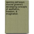 Opening Pathways: Maxine Greene's Developing Concepts Of Aesthetics, Freedom, & Imagination.