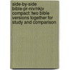 Side-by-side Bible-pr-niv/nkjv Compact: Two Bible Versions Together For Study And Comparison door Zondervan Publishing