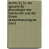 Archiv Fï¿½R Die Gesammte Physiologie Des Menschen Und Der Thiere, Dreiundneunzigster Band