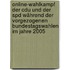 Online-wahlkampf Der Cdu Und Der Spd Während Der Vorgezogenen Bundestagswahlen Im Jahre 2005