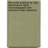 Bile Acids Analysis By High Performance Liquid Chromatography With Refractive Index Detection. door Mariana Ungur