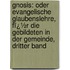 Gnosis: Oder Evangelische Glaubenslehre, Fï¿½R Die Gebildeten in Der Gemeinde, Dritter Band