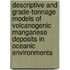 Descriptive and Grade-Tonnage Models of Volcanogenic Manganese Deposits in Oceanic Environments