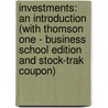 Investments: An Introduction (With Thomson One - Business School Edition And Stock-Trak Coupon) door Mayo ; Albert Camus
