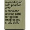 Myreadinglab With Pearson Etext - Standalone Access Card - For College Reading And Study Skills by Kathleen T. McWhorter