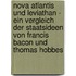 Nova Atlantis Und Leviathan - Ein Vergleich Der Staatsideen Von Francis Bacon Und Thomas Hobbes