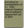 Providing for Consideration of H.R. 1542, Internet Freedom and Broadband Deployment Act of 2001 door United States Congressional House