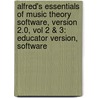 Alfred's Essentials of Music Theory Software, Version 2.0, Vol 2 & 3: Educator Version, Software door Morton Manus