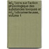 Leï¿½Ons Sur L'Action Physiologique Des Substances Toxiques Et Mï¿½Dicamenteuses, Volume 1