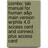 Combo: Lab Manual for Human A&p Main Version W/Phils 4.0 Access Card and Connect Plus Access Card by Terry Martin