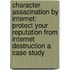 Character Assacination by Internet: Protect Your Reputation from Internet Destruction a Case Study