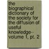 The Biographical Dictionary Of The Society For The Diffusion Of Useful Knowledge-- Volume 1, Pt. 2