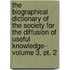 The Biographical Dictionary Of The Society For The Diffusion Of Useful Knowledge-- Volume 3, Pt. 2