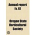 Annual Report; Proceedings of the Annual Meeting of the Oregon State Horticultural Society Volume 6