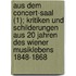 Aus Dem Concert-Saal (1); Kritiken Und Schilderungen Aus 20 Jahren Des Wiener Musiklebens 1848-1868