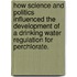How Science And Politics Influenced The Development Of A Drinking Water Regulation For Perchlorate.