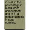 It Is All In The Percentages: Black-White Achievement Gap In 6--8 Middle Schools In South Carolina. door Carol P. Lenderman