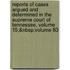 Reports of Cases Argued and Determined in the Supreme Court of Tennessee, Volume 15;&Nbsp;Volume 83