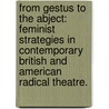 From Gestus To The Abject: Feminist Strategies In Contemporary British And American Radical Theatre. door Stefka Georgieva Mihaylova