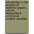 Introduction To The Practice Of Statistics (Paper), Cd-Rom, Statsportal & Continuous Random Variables