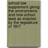 School Law Supplement Giving the Amendments and New School Laws as Enacted by the Legislature of 1917