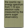 The Cosmic Ray Energy Spectrum From 1-10 Exa Electron Volts Measured By The Pierre Auger Observatory. door Robert Knapik