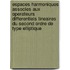 Espaces harmoniques associes aux operateurs differentiels lineaires du second ordre de type elliptique