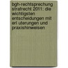 Bgh-Rechtsprechung Strafrecht 2011: Die Wichtigsten Entscheidungen Mit Erl Uterungen Und Praxishinweisen door Jürgen-Peter Graf