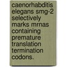 Caenorhabditis Elegans Smg-2 Selectively Marks Mrnas Containing Premature Translation Termination Codons. door Lisa Johns