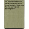 Die Bedeutsamkeit von Literacy-Erfahrungen in Kindertageseinrichtungen für den Erwerb der Schriftsprache door Corinna Kühn