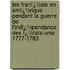 Les Franï¿½Ais En Amï¿½Rique Pendant La Guerre De L'Indï¿½Pendance Des Ï¿½Tats-Unis 1777-1783