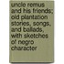 Uncle Remus and His Friends; Old Plantation Stories, Songs, and Ballads, with Sketches of Negro Character