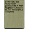 Die Litteratur Des Neunzehnten Jahrhunderts in Ihren Hauptstrï¿½Mungen: Bd. Der Naturalismus in England by Georg Morris Cohen Brandes