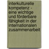 Interkulturelle Kompetenz - Eine wichtige und förderbare Fähigkeit in der internationalen Zusammenarbeit door Christian Geistmann