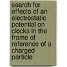 Search for Effects of an Electrostatic Potential on Clocks in the Frame of Reference of a Charged Particle door United States Government