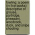 Fowling; A Poem (in Five Books) Descriptive of Grouse, Partridge, Pheasant, Woodcock, Duck, and Snipe Shooting