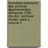 Inventaire-Sommaire Des Archives Dpartementales Antrieures 1790: Cte-D'Or: Archives Civiles, Serie C, Volume 3
