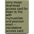 Sony Music Download Access Card For Listen To This With Mymusiclab And Pearson Etext -- Standalone Access Card