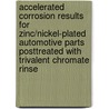 Accelerated Corrosion Results for Zinc/Nickel-Plated Automotive Parts Posttreated with Trivalent Chromate Rinse door United States Government