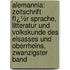 Alemannia: Zeitschrift Fï¿½R Sprache, Litteratur Und Volkskunde Des Elsasses Und Oberrheins, Zwanzigster Band